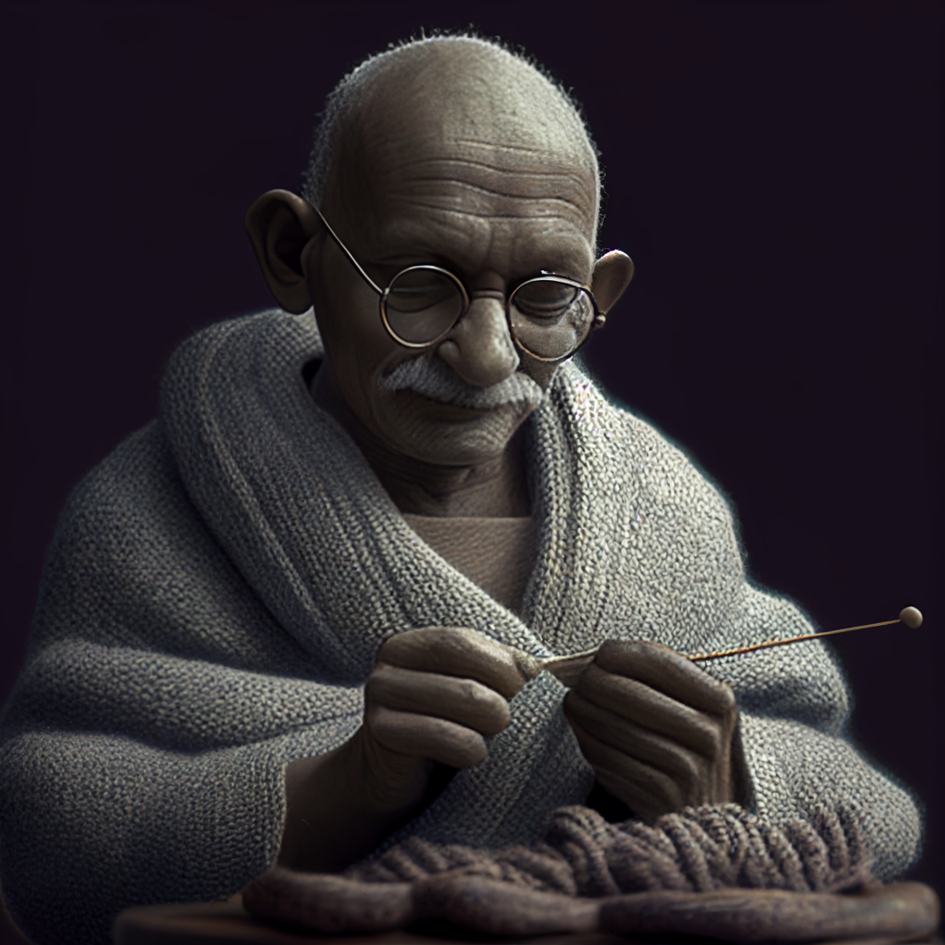 Gandhi stickar